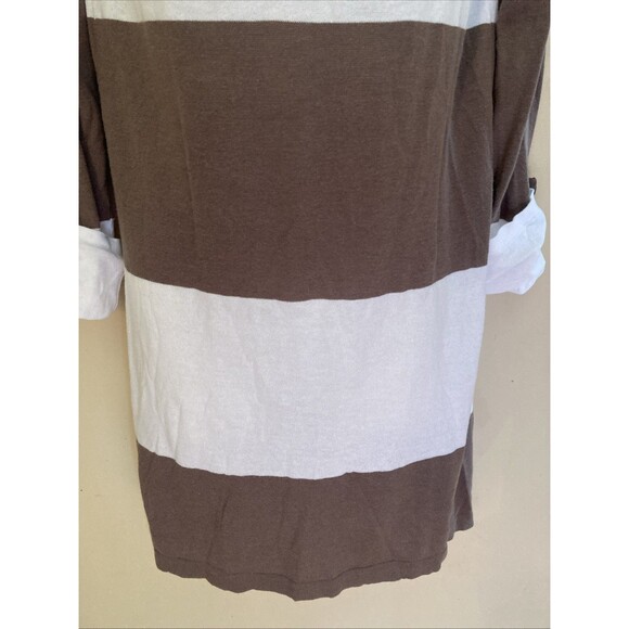 Tommy Bahama Women’s Striped Soft Beach Sweater Dress Swimsuit Cover up Sz M - Picture 3 of 8